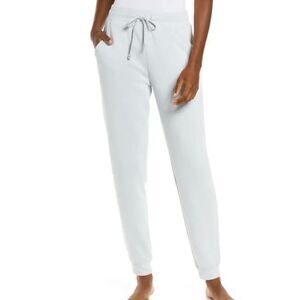 Rachel Parcell NWT Fleece Joggers Blue Pearl Size Small